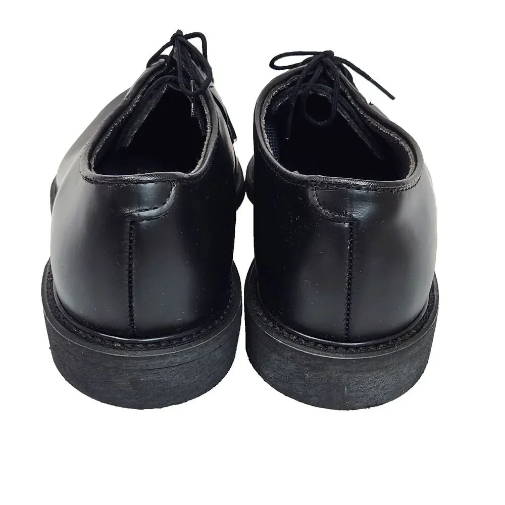 Bates black leather